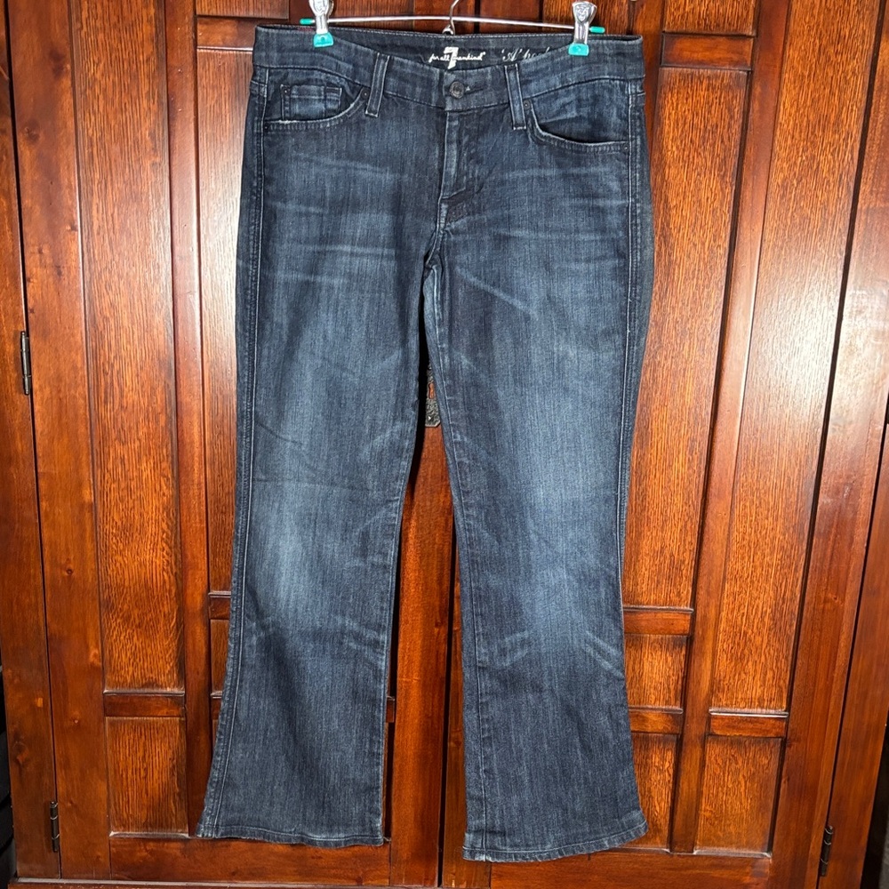 7 For All Mankind “A Pocket” Woman’s Bootcut Indigo Denim Jeans Sz. 30